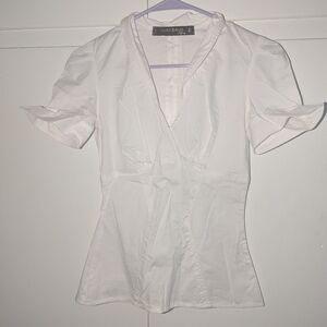 Laura Byrnes White Women's Crop Top